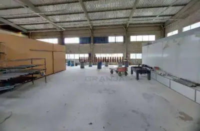 Incrível oportunidade! galpão em excelente localização, 923 m² por r$ 1.556/mês - vila jovina - cotia/sp