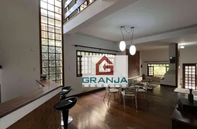 Magnífica casa com 3 suítes no san diego park - aluguel por 7.500 - granja viana/sp