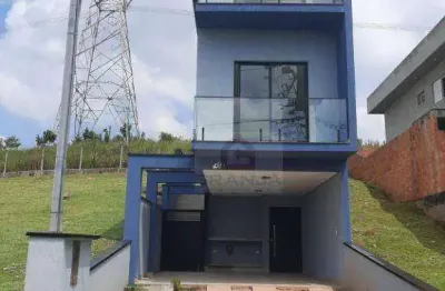 Linda casa com 3 dorms/1sts, em condomínio com lazer e segurança! à venda, 125 m² por r$ 795.000 - bairro das pedras - cotia/sp