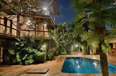 Incrível casa com 7 suítes, edícula, adega, planejados! à venda, 628 m² por r$ 4.200.000 - morada dos pássaros - barueri/sp