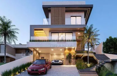 Linda casa com 4 suítes à venda, 256 m² por r$ 1.290.000 - villa rica - vargem grande paulista/sp