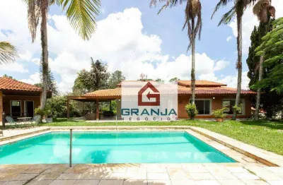 Incrível casa com 5 dormitórios (3 suítes), churrasqueira, bar,piscina, sauna à venda, 470 m² por r$  - palos verdes - cotia/sp