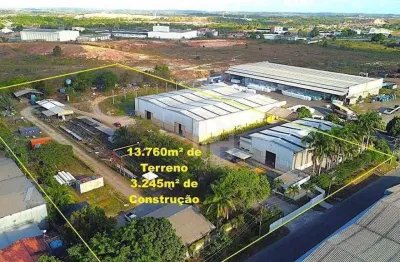 Galpão a venda em camaçari com uma área construída de 3245,12m² em um terreno de 13.761,00m²