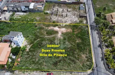Excelente terreno de esquina em pituaçú, todo murado e com boa topografia. boa localização, próximo à orla da cidade. entre em contato e confira.