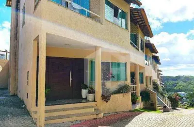 Casa triplex com 3 suítes à venda em condomínio fechado em patamares – salvador/ba. r$1.150.000,00