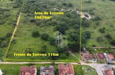 Alagoinhas - terreno ideal para projetos de minha casa minha vida. são 19.656m² totalmente plano. rua com água e energia na porta. entre em contato.