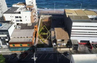 Terreno com duas frentes na av. otávio mangabeira – pituba | 738m² | ao lado da perini e em frente ao mar