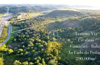 Terreno à venda em camaçari com frente para via parafuso – 290.000m² ideal para indústria ou logística