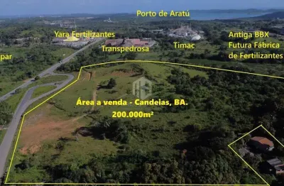 Terreno industrial 200.000m² à venda em candeias – próximo ao porto de aratu