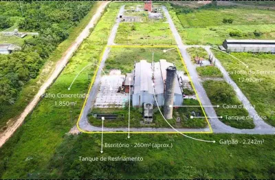 Galpão Industrial na Região Portuária de Candeias/BA com Ponte Rolante e 17.000m² de Terreno
