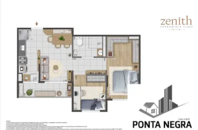 Apartamento com 2 quartos à venda na Avenida André Araújo, 255, Aleixo, Manaus