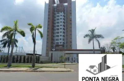 View club, apartamento com 3 dormitórios à venda, 81 m²  - ponta negra