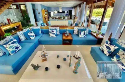 Casa com 9 dormitórios à venda, 910 m² por r$ 13.000.000,00 - urubu - ilhabela/sp