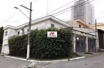 Sobrado de esquina de 228m² com 4 dorm., sendo 2 suites, 3 vagas, próximo ao shopping anália franco - v. regente feijó/sp