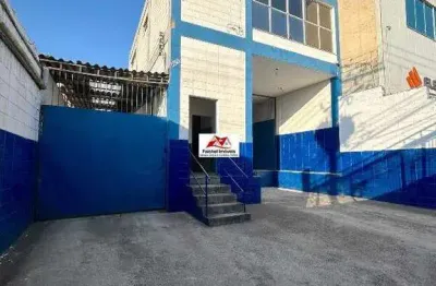 Galpão de 623m², energia trifásica, mezanino, vestiário, refeitório e banheiros por 18.900,00/mês e iptu 1.713,90 - jd. independência/sp