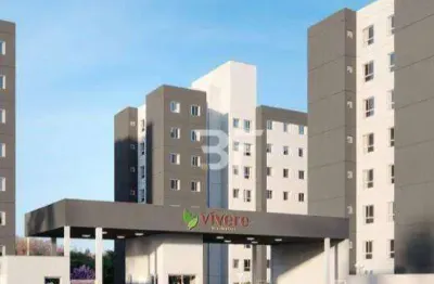 Apartamento com 2 dormitórios à venda, 48 m² por r$ 392.000,00 - edifício vívere residencial - indaiatuba/sp