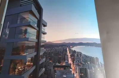 Edif shard tower, meia praia itapema/sc, novo, vista para o mar, 198 m² úteis 4 suítes 3 vagas