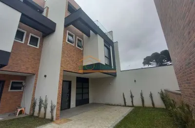 Casa em condomínio fechado com 3 quartos à venda na rua joão batista casagrande, 140, santa felicidade, curitiba, 170 m2 por r$ 1.050.000