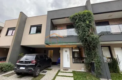 Casa em condomínio fechado com 3 quartos à venda na rua josé felipe, 650, santo inácio, curitiba, 136 m2 por r$ 1.070.000