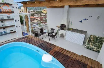 Cobertura com 3 dormitórios à venda, 136 m² por r$ 1.200.000,00 - itaguá - ubatuba/sp