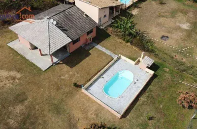 Chácara com 2 dormitórios à venda, 5000 m² por r$ 500.000,00 - chácara marambaia - caçapava/sp