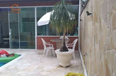 Sobrado com 5 dormitórios à venda, 312 m² por r$ 2.000.000,00 - indaiá - caraguatatuba/sp