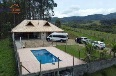 Chácara com 4 dormitórios, 6000 m² - venda por r$ 950.000,00 ou aluguel por r$ 5.000,00/mês - marambaia - caçapava/sp