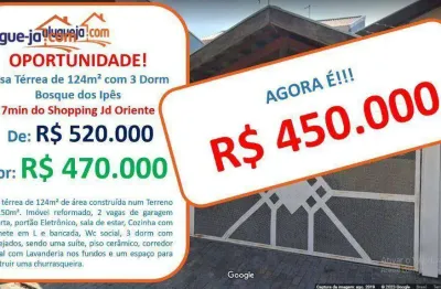 Casa à venda no residencial bosque dos ipês - são josé dos campos/sp com 76 m²