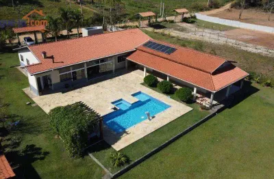 Chácara com 5 dormitórios à venda, 5000 m² por r$ 1.400.000,00 - marambaia - caçapava/sp