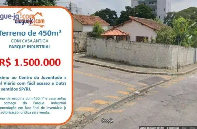 Terreno à venda, 450 m² por r$ 1.500.000,00 - parque industrial - são josé dos campos/sp