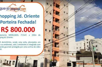 Apartamento com 3 dormitórios à venda, 75 m² por r$ 800.000,00 - jardim oriente - são josé dos campos/sp