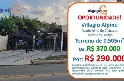 Terreno à venda no village alpino - são josé dos campos/sp com 2505 m²
