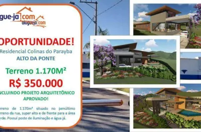 Terreno à venda, 1170 m² por r$ 350.000,00 - alto da ponte - são josé dos campos/sp