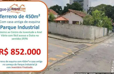 Terreno à venda no parque industrial em são josé dos campos/sp com 450 m²