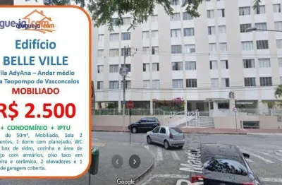 Apartamento com 1 dormitório para alugar, 50 m² por r$ 3.143,00/mês - vila adyana - são josé dos campos/sp