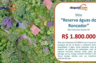 Sítio à venda no roncador - são francisco xavier/sp com 217800 m²