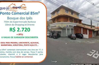Ponto para alugar, 85 m² por r$ 2.809,85/mês - residencial bosque dos ipês - são josé dos campos/sp