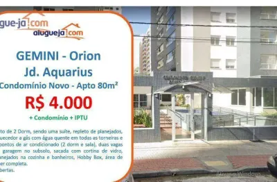 Apartamento com 2 dormitórios para alugar, 80 m² por r$ 4.570,00/mês - royal park - são josé dos campos/sp