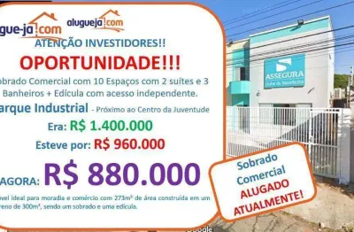 Sobrado à venda, 273 m² por r$ 980.000 - parque industrial - são josé dos campos/sp