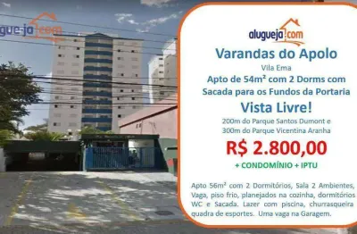 Apartamento com 2 dormitórios para alugar, 54 m² por r$ 3.405/mês - jardim apolo - são josé dos campos/sp