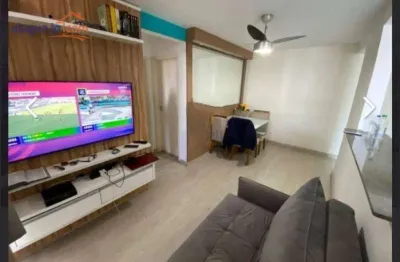 Apartamento semi-mobiliado à venda no jardim califórnia com 2 quartos e 48 metros.