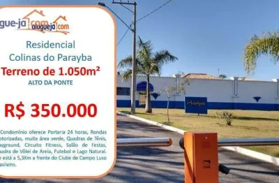 Terreno à venda, 1050 m² por r$ 350.000,00 - alto da ponte - são josé dos campos/sp