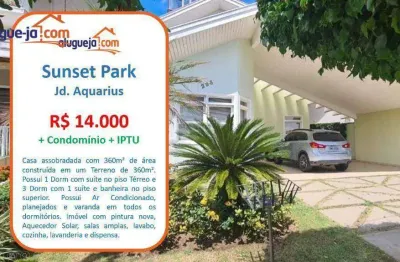 Casa com 4 dormitórios para alugar, 369 m² por r$ 14.959,00/mês - jardim aquarius - são josé dos campos/sp