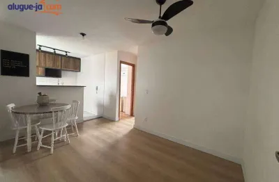 Apartamento com 2 dormitórios para alugar, 44 m² por r$ 2.006/mês - vila nova aliança - jacareí/sp
