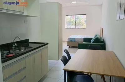 Locação flat mobiliado av. andrômeda, próximo ao vale sul shopping