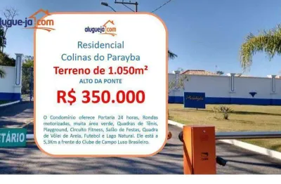 Terreno à venda, 1050 m² por r$ 350.000 - alto da ponte - são josé dos campos/sp