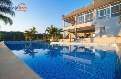 Sobrado com 3 dormitórios, 565 m² - venda por r$ 2.390.000,00 ou aluguel por r$ 15.800,00/mês - condomínio terras de santa mariana - caçapava/sp