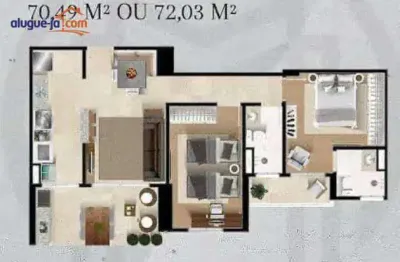 Apartamento com 2 dormitórios à venda, 72 m² por r$ 600.000 - jardim pereira do amparo - jacareí/sp