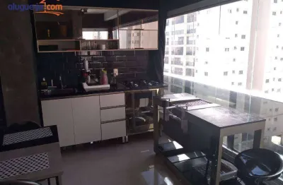 Apartamento mobiliado para aluguel ou venda no jardim aquarius com 2 quartos (suíte) e 50 metros.