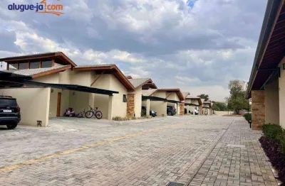 Casa térrea com 2 dormitórios para alugar, 145 m²  - jardim dos pinheiros - atibaia/sp